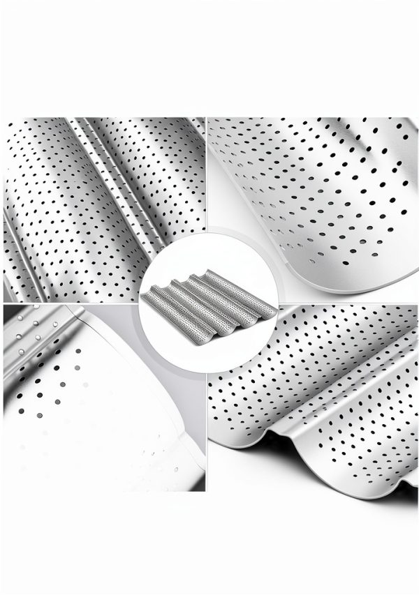 Carbon Steel Baguette Pan Tiawudi Nonstick-4