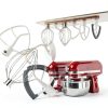 Besuerte Stand Mixer Attachment Organizer Wood Plastic Rust-4