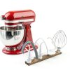 Besuerte Stand Mixer Attachment Organizer Wood Plastic Rust-5