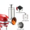 KINGEAGLE Stainless Steel Grater Attachment for Stand Mixers-5