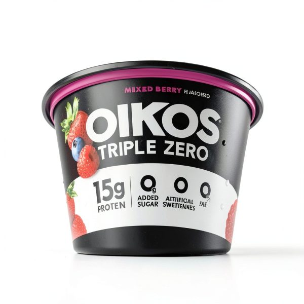Oikos Triple Zero Greek Yogurt High Protein Nonfat Snack-3