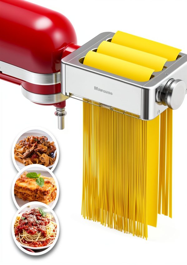 Mavouse Pasta Maker Attachment Stainless Steel KitchenAid-0