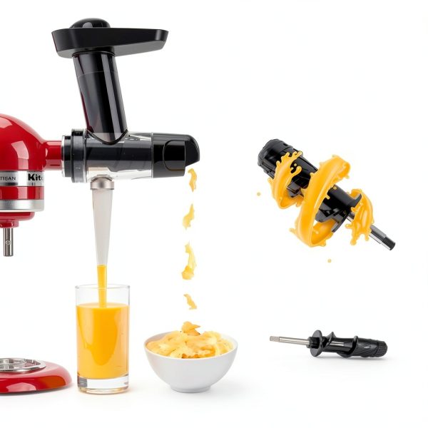 Fedowal Juicer KitchenAid Mixer Attachment Portable Black-1
