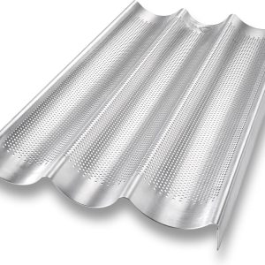 French Baguette Pan USA Pan Aluminum Nonstick-0