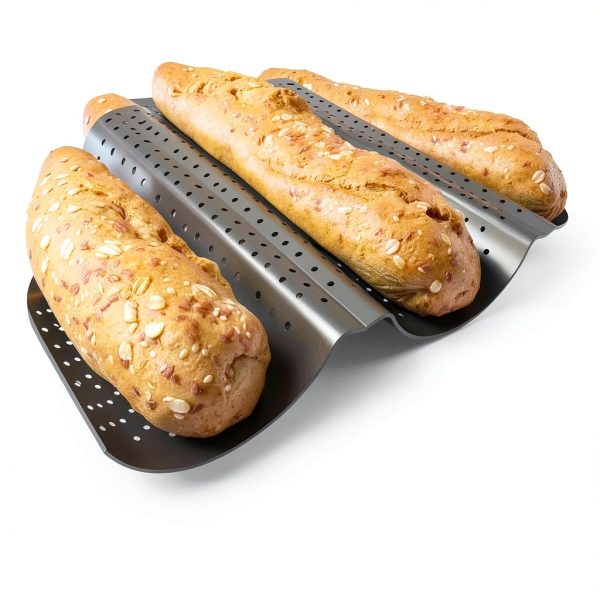 Carbon Steel Baguette Pan Tiawudi Nonstick-5