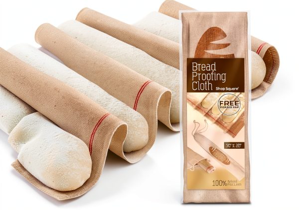 Bread Proofing Cloth Shop Square Linen 35x26-0