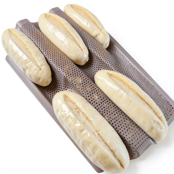 TOPZEA Baguette Pan Carbon Steel Nonstick Oven Safe-6