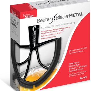 New Metro Design Beater Blade Stand Mixer Accessory Black-0