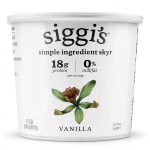 Siggi's Nonfat Vanilla Yogurt High Protein Low Sugar-0