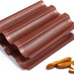 TOPZEA Baguette Pan Carbon Steel Nonstick Oven Safe-0