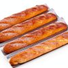 Baguette Bread Pan Amagabeli Carbon Steel Silver-7