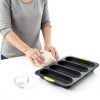 BuleVina Silicone Baguette Pan Non Stick Oven Safe-6
