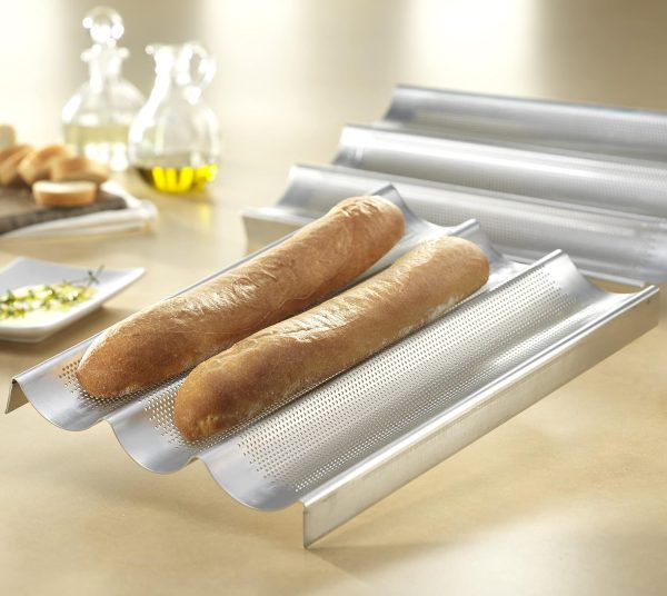 French Baguette Pan USA Pan Aluminum Nonstick-4