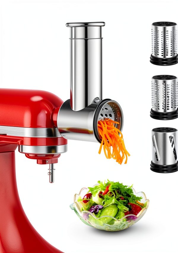KitchenAid Cheese Grater Attachment Stainless Steel Slicer-0