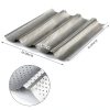 Mifoci French Bread Pan Carbon Steel Perforated Oven Safe-1