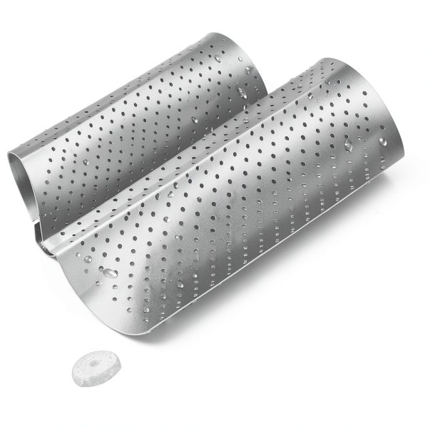 Mifoci French Bread Pan Carbon Steel Perforated Oven Safe-2