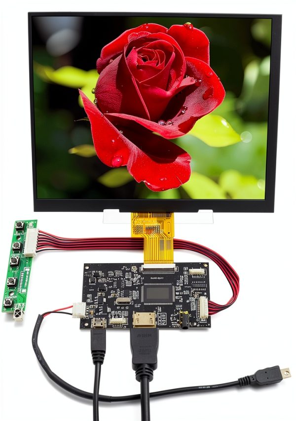 VSDISPLAY 8" LCD Monitor 1024x768 350cd Bright-0