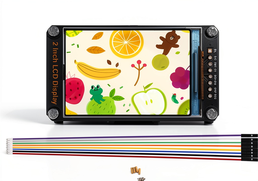 LLidgermal 2 inch LCD installed in a Raspberry Pi project