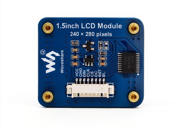 Wonrabai 1.5 Inch LCD Display Module IPS Panel Rounded Corners 240×280-6