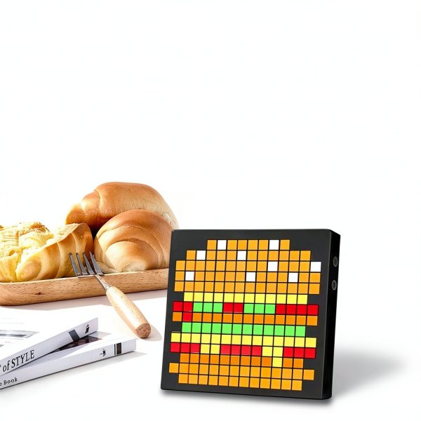 AVEKI Smart LED Matrix Clock 9x9 Black Display with DIY Patterns-4