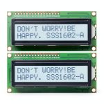 1602 LCD Display Module Gray 16x02 80x36mm 2 Pack by GODIYMODULES-0