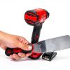 MoJack Heavy-Duty Stainless-Steel Lawn Mower Maintenance Deck Scraper – EZ Rubberized Non-Slip Grip Handle, 10.25” x 2”-1